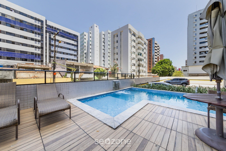 Pool, Apartment w/ Pool 500m From the Beach Soh1102, Maceió (capital)