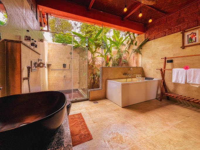 Bathroom 3, Copper Edge - Eco Resort, Coorg, Kodagu