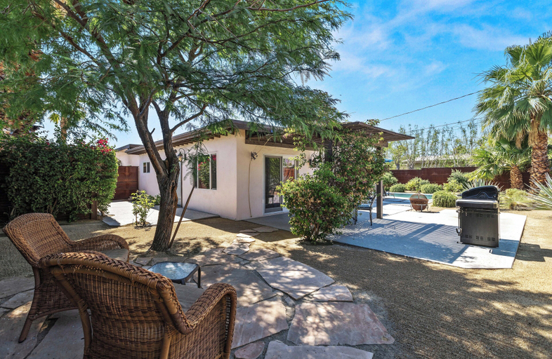 Terrace/patio, Cozy Desert Bungalow, Riverside