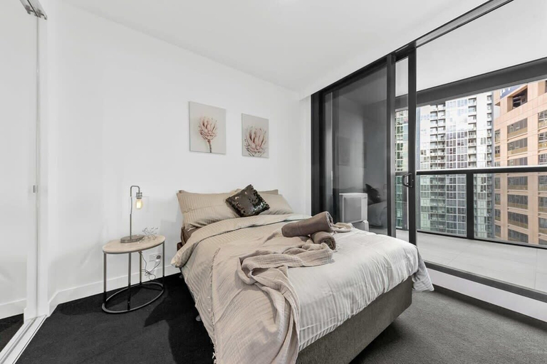 Bedroom 3, A Cozy Apt, Only a 5-min Walk to Victoria Market, Melbourne