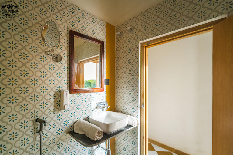 Bathroom 3, Wild Heritage Desert Camp, Jaisalmer