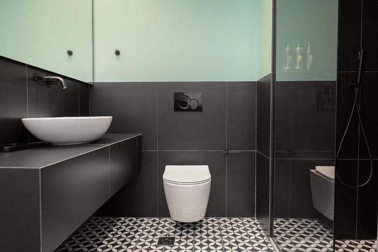 Bathroom 2, Acropolis View Luxury Apartments with Jacuzzi, Attica