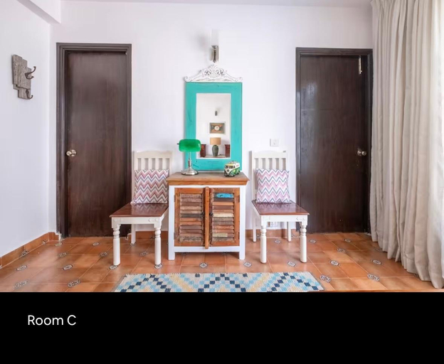 Bedroom 2, 3BHK villa in Candolim, Calangute, North Goa