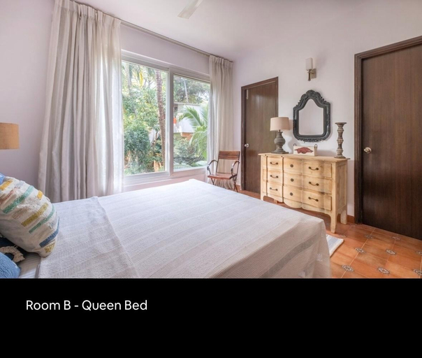 Bedroom 3, 3BHK villa in Candolim, Calangute, North Goa
