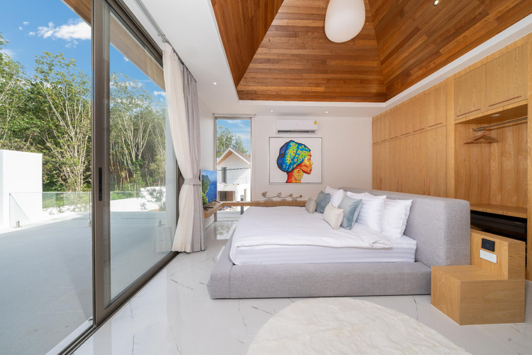 Bedroom 4, Bangtao Phuket 4-Bedroom Designer Garden Pool Villa • Sino-White Villa V7, Pulau Phuket