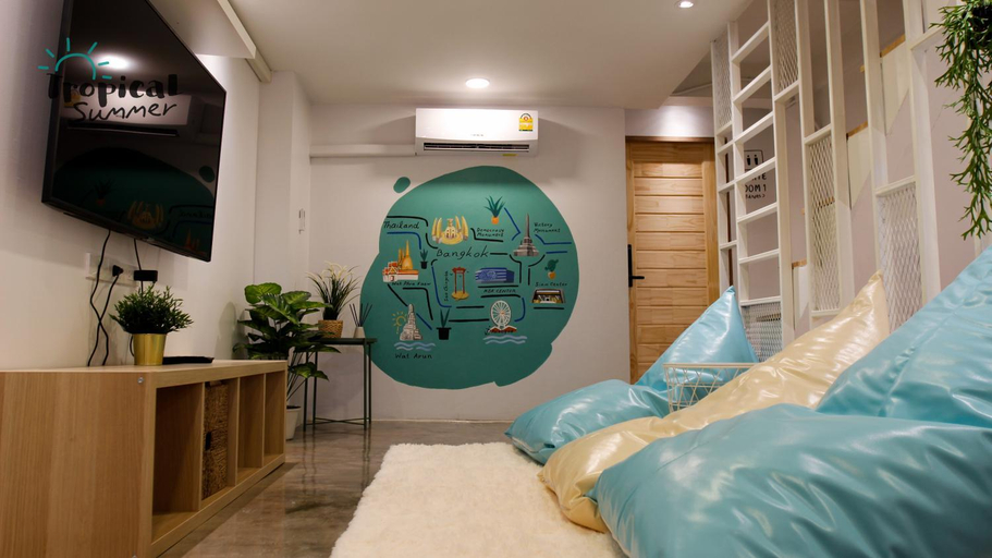 Bedroom, Tropical Summer Cafe & Hostel, Sathorn