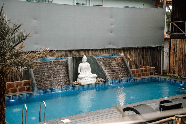 Pool waterfall 2, Tranquillo By The Beach - Luxury Wooden, North Goa