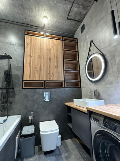 Bathroom 3, 2 room apartment Almatym, Almaty