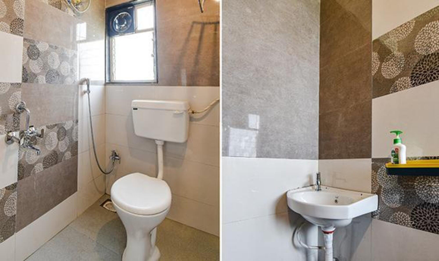 Bathroom 4, FabHotel Red Velvet & Suites, Pune