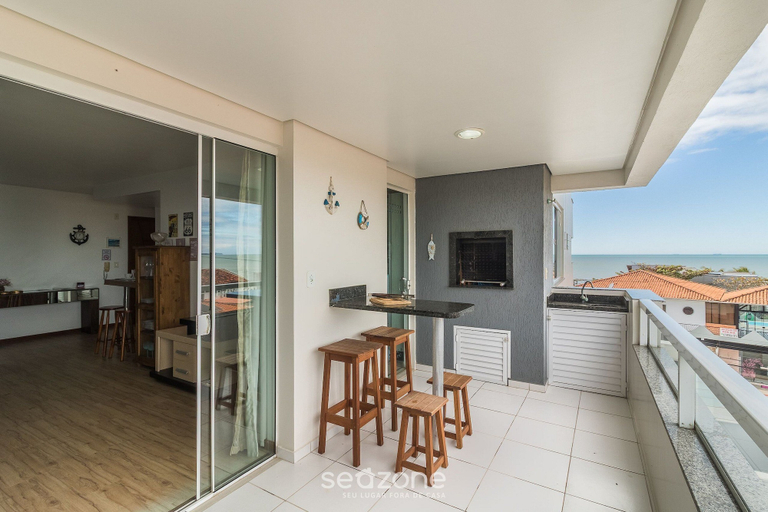 Property grounds, Side Sea View Apart 120m From the Beach EEI0303, Barra Velha