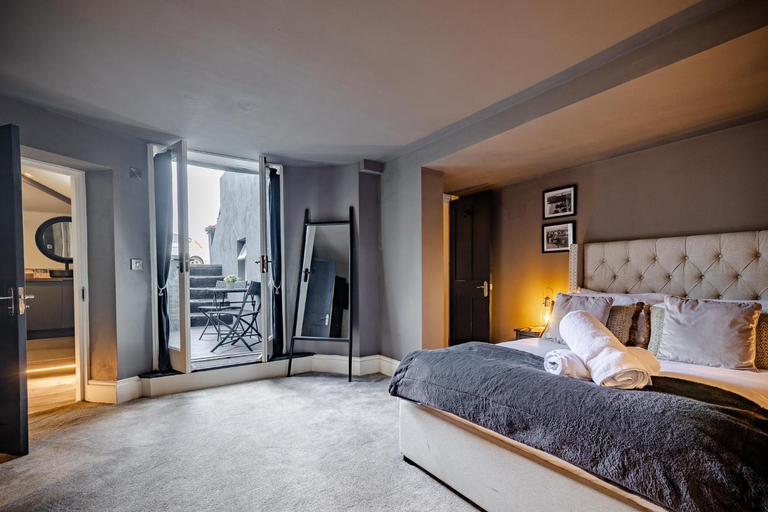 Bedroom 2, The Boat House Luxury Apartments Scarborough, North Yorkshire