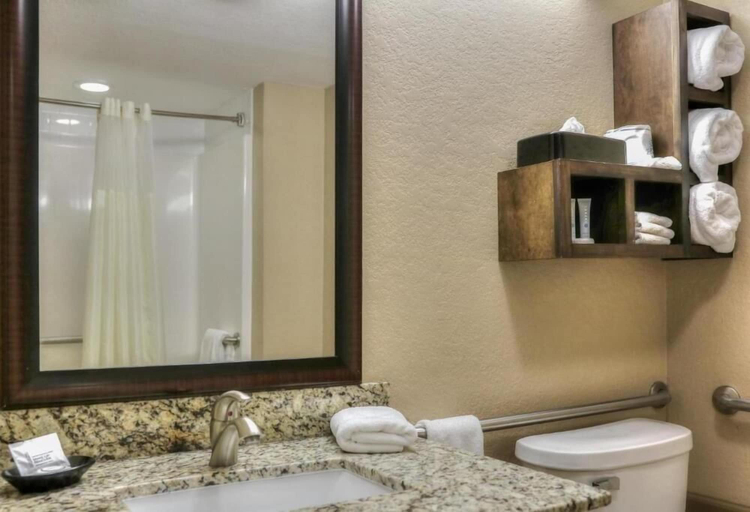 Bathroom 2, The Greystone Lodge on the River, Sevier