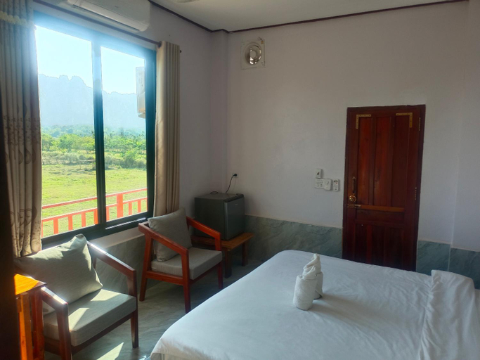 Bedroom 2, DD Guesthouse, Vangvieng