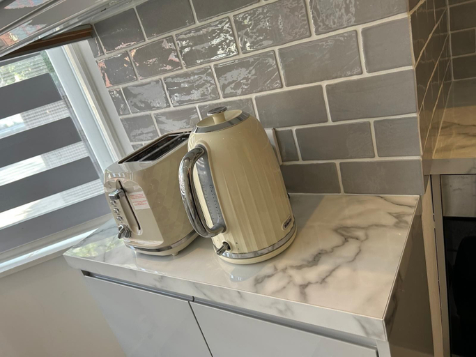 Private kitchen 5, Central Harrow 5 Studio Apartment Block, London