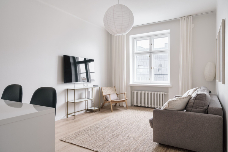 Living area, Modern Top-Floor Apt. in Helsinki, Uusimaa
