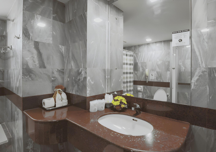 Bathroom 4, Wangtai Hotel, Muang Surat Thani
