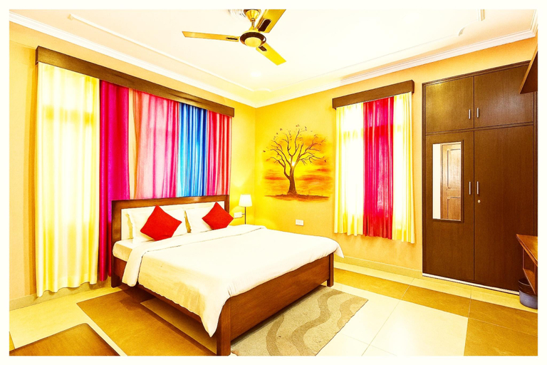 Bedroom 2, Goroomgo Hill View Homes Near Near Mall Road Bhimtal, Nainital