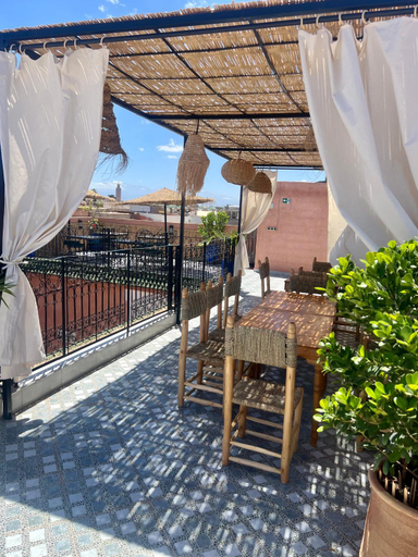 Balcony/terrace 4, Riad dar lakbira, Marrakech