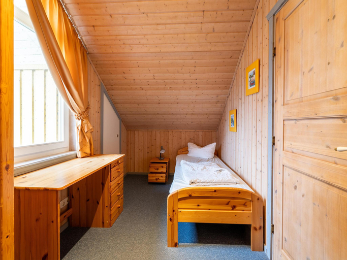 Bedroom 3, Ferienhaus im Ferienpark Mueritz, Mecklenburgische Seenplatte