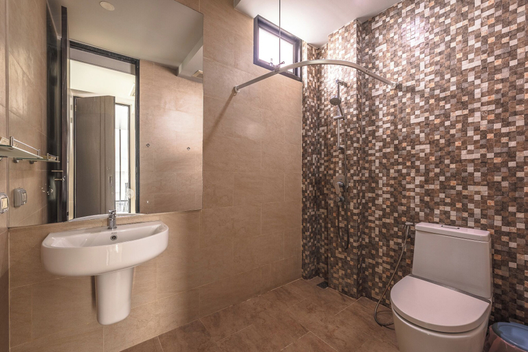 Bathroom, 4BR Poolside 500m from Kata Beach V220, Phuket Island