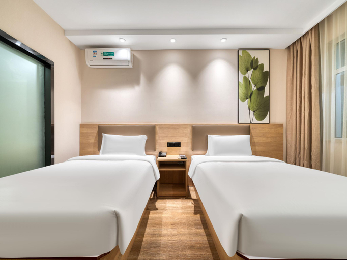 Bedroom 3, GreenTree Inn HuZhou AnJi YingBin Avenue Express Hotel, Huzhou