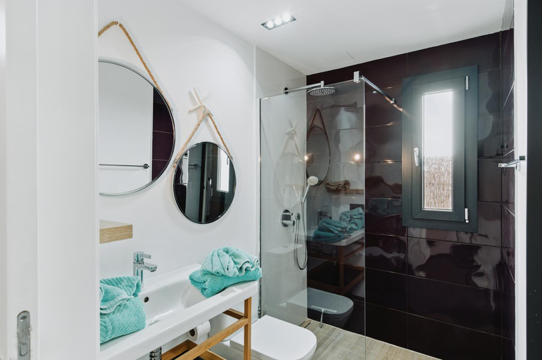 Bathroom 2, Villa 11 Oasis del Mare, 5min Strand, Wifi, Klima, Fußbodenheizung, Baleares