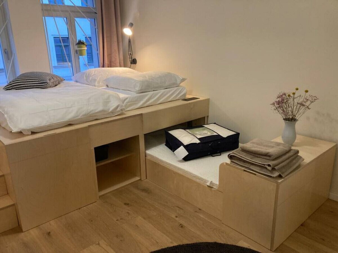 Bedroom 2, Arbio I Lax Apartments, Leipzig