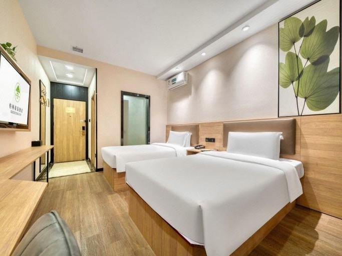 Bedroom 3, GreenTree Inn HuZhou AnJi YingBin Avenue Express Hotel, Huzhou