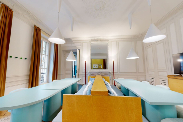 Room 2, Altido Delightful 1bed Studio w Shared Co-working Space, Paris