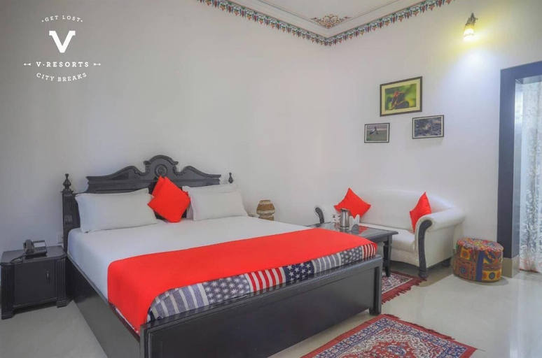 Bedroom 3, Hotel Kiran Villa Palace, Bharatpur
