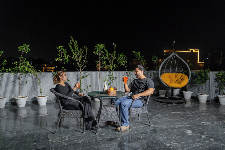 Terrace/patio 2, Lime Tree Hotel & Stays Greater Noida Nearby India Expo Centre & Mart, Gautam Buddha Nagar