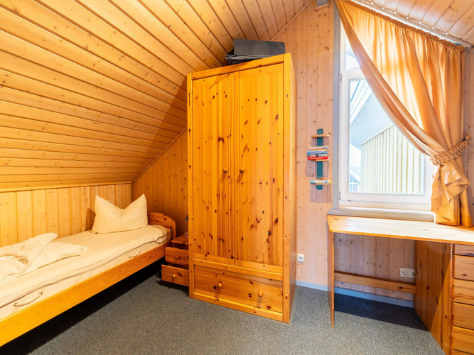 Bedroom 3, exklusives skandinavisches Ferienhaus, Mecklenburgische Seenplatte