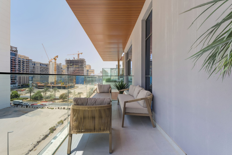 Terrace/patio 5, Modern 1 BR Oxford Terraces, Dubai