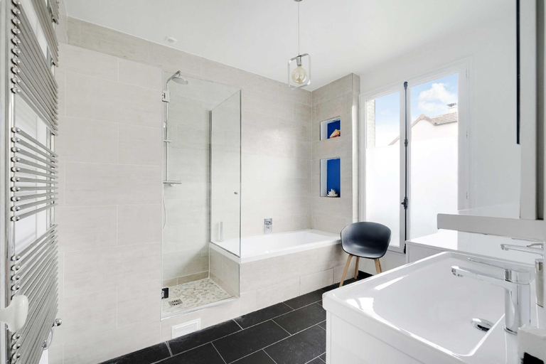 Bathroom 4, House with garden - 4BR-7P- Asnières-sur-Seine, Hauts-de-Seine