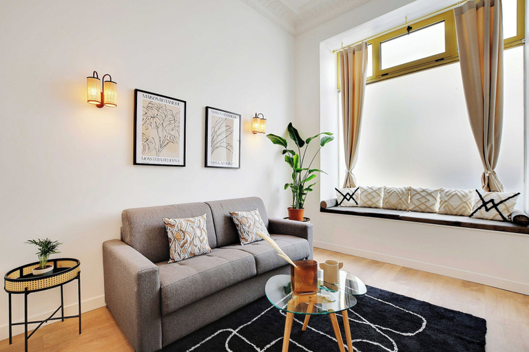 Living area 4, Nice Flat With AC - 1bdr/4p - Parc des Expositions, Paris