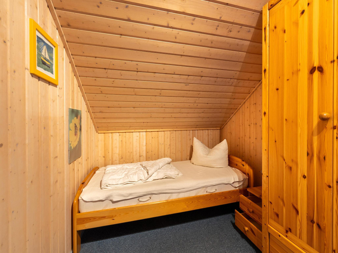 Bedroom 3, Ferienhaus im Ferienpark Mueritz, Mecklenburgische Seenplatte