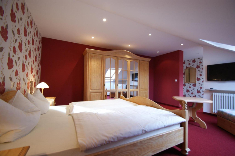 Bedroom, Wald-Cafe Hotel-Restaurant, Bonn
