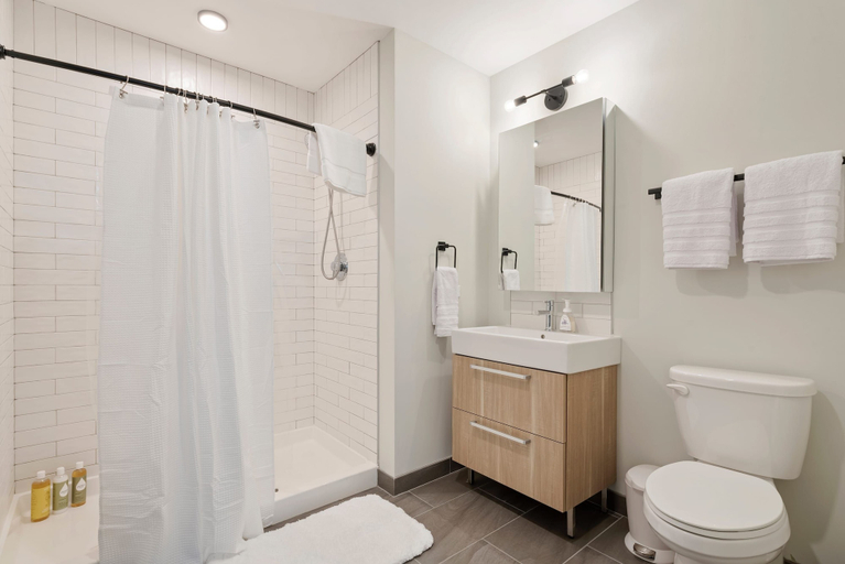 Bathroom, Central Location Exclusive Apts for Large Groups, Cook