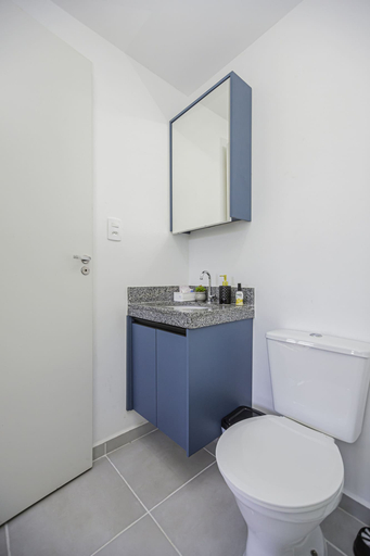 Room 4, Loft com Smart Lock e Varanda no Bresser, São Paulo