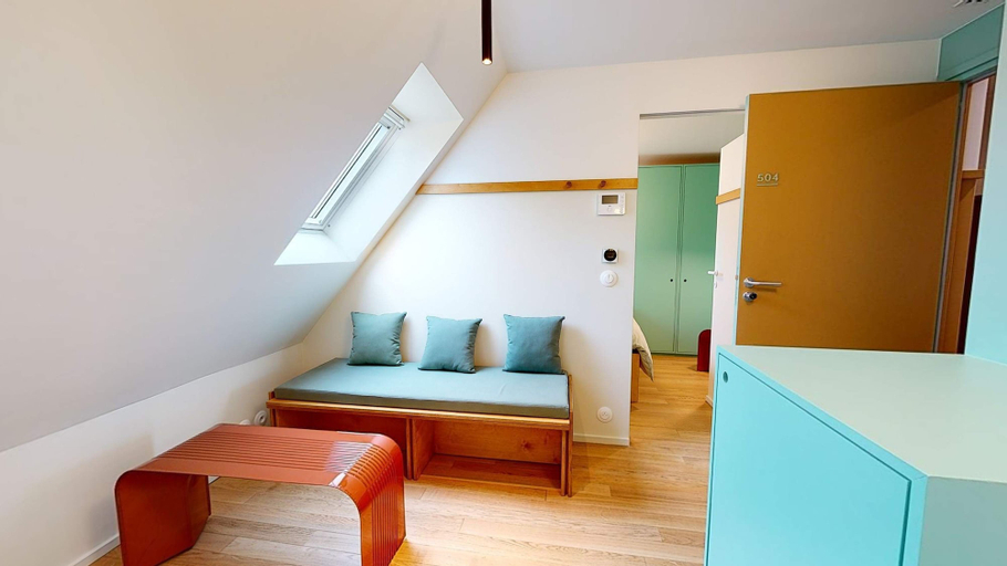 Room 3, Altido Pleasant 1-bed Flat w Shared Courtyard, Paris