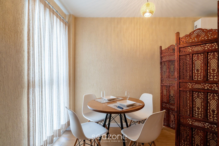 Dining, Modern Apartments 900 m From Beira-mar Norte - EOX, Florianopolis