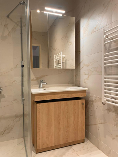 Bathroom 4, Zenao Appart'hôtels Marseille Prado, Bouches-du-Rhône