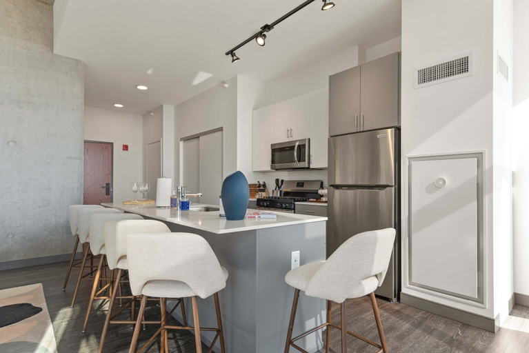 Room 4, Cloud9 2x1 Apartments Fulton Market The Pop, Cook