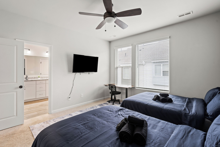Room 3, King 3BR Townhouse in Camp North End, Mecklenburg
