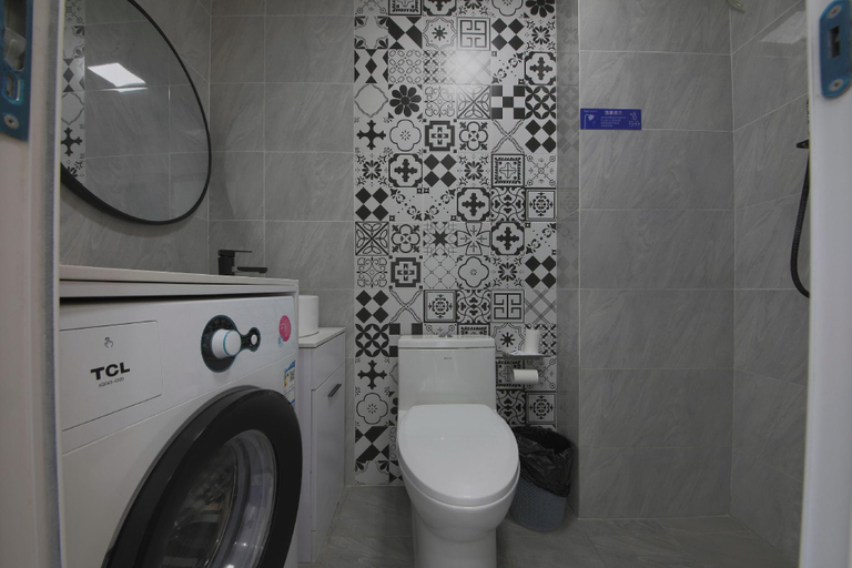 Bathroom 3, Jiayi intelligent Apartment (Chengdu East Railway Station West Square), Chengdu