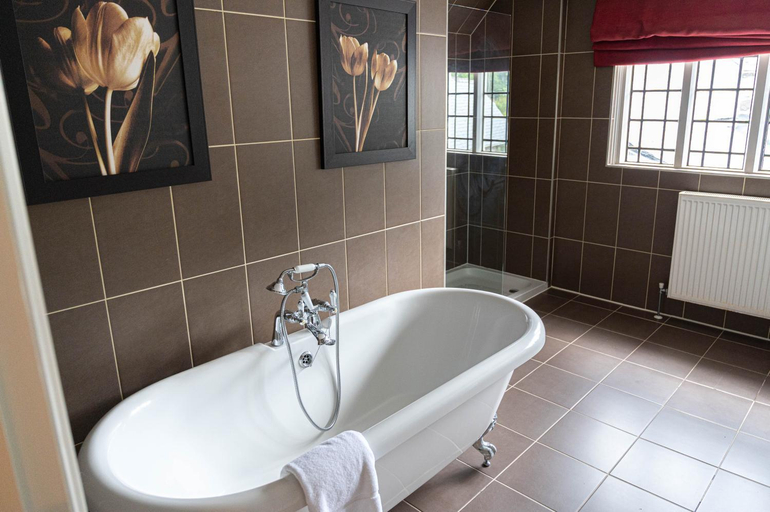 Bathroom 2, Lewtrenchard Manor Hotel, Devon