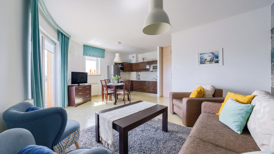 Living area 2, Apartamenty Sun & Snow Portowa 31, Kołobrzeg