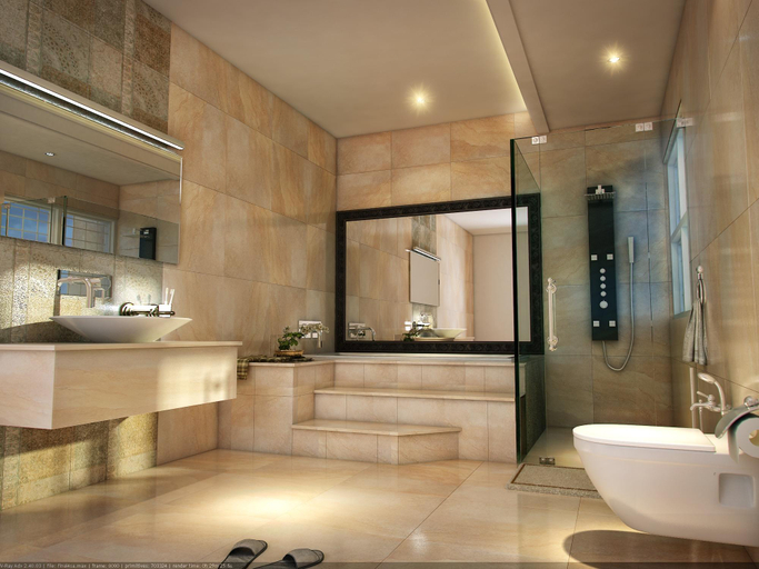 Bathroom 4, Yasuragi Boutique Resort - India, Tirunelveli