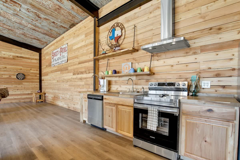 Kitchen 2, Ranch Retreat Combo with Stunning Creek View-Fire Pit, Gillespie