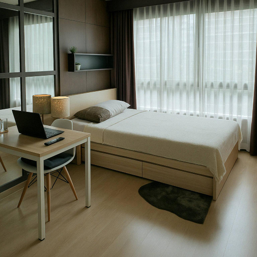 Bedroom 5, Elio Del Ray Condo Feel Resort Bill Included, Phra Khanong